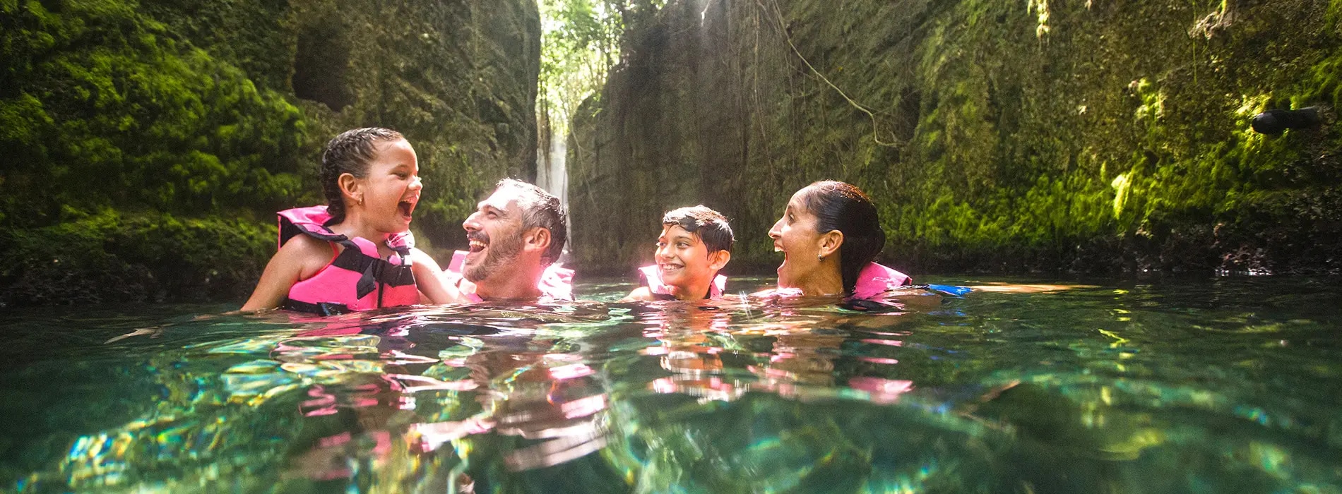 Xcaret Park underground rivers